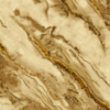 Beige marble-effect wallpaper with gold and brown veining