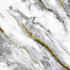 Luxury marble-effect wallpaper with white, grey, and gold vein pattern