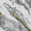 Luxury marble-effect wallpaper with white, grey, and gold vein pattern