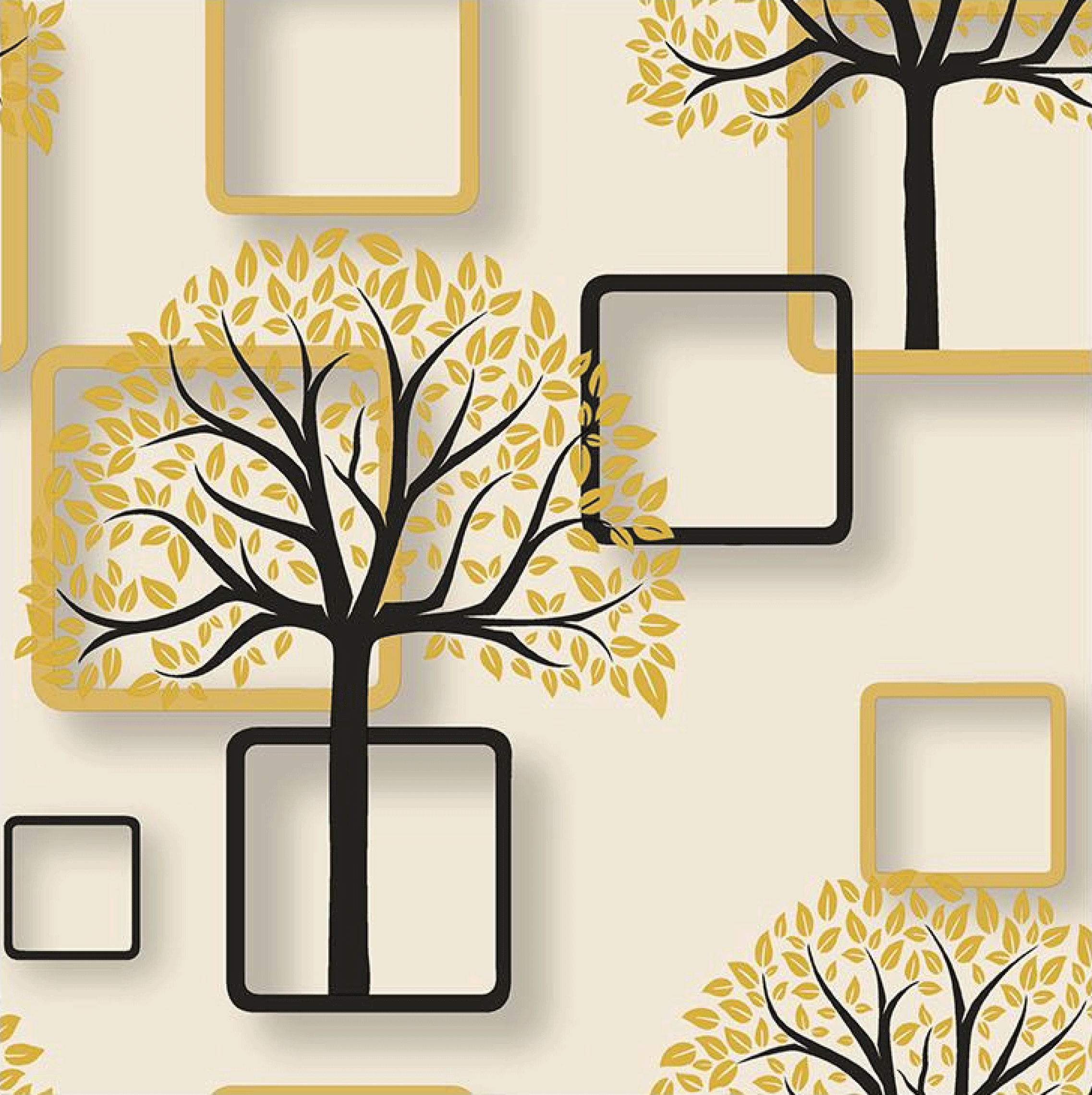 Cream and Soft Beige 3D Nature Wallpaper - 591302