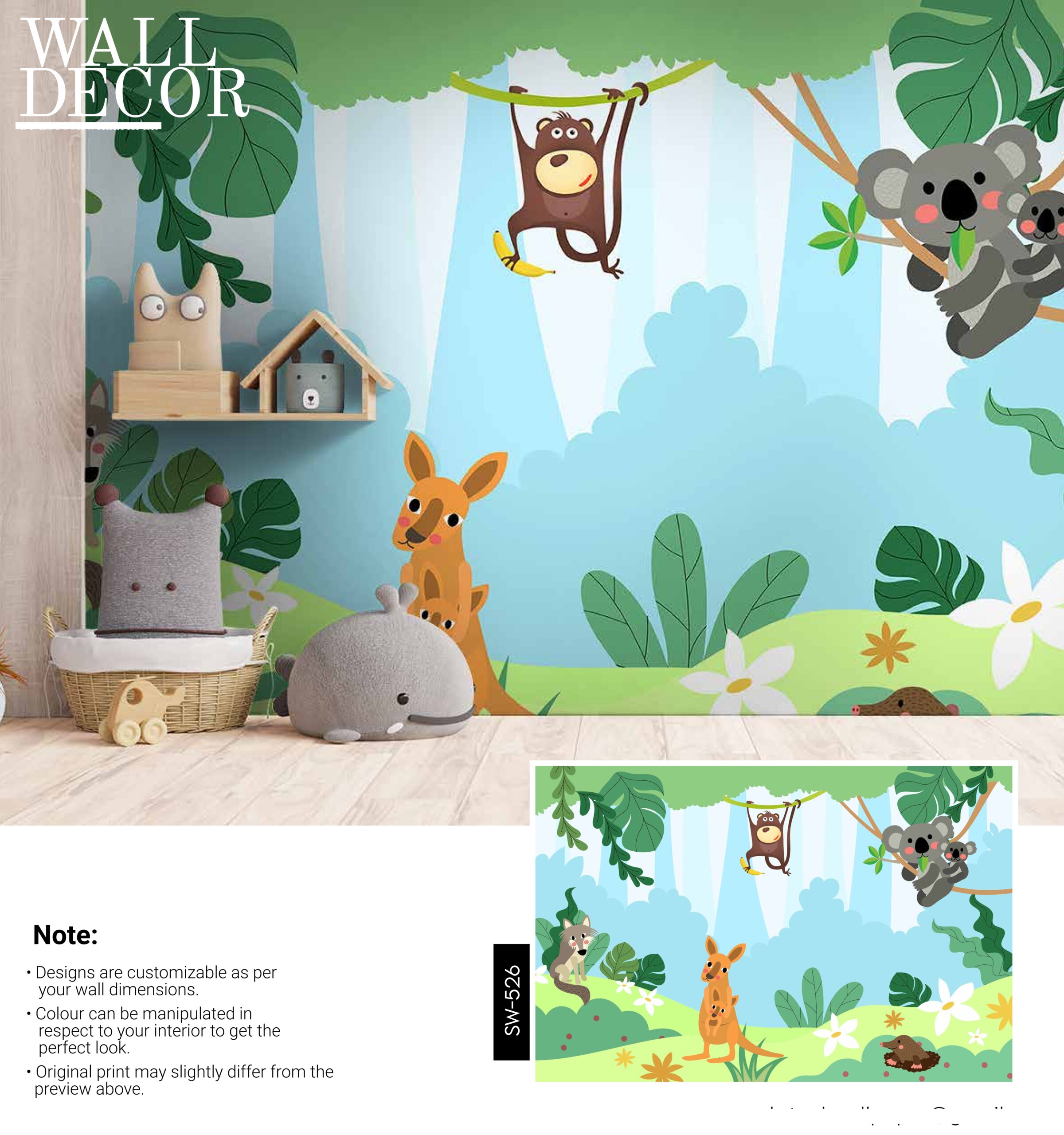 Kids Canvas Murals (Original Canvas Material)