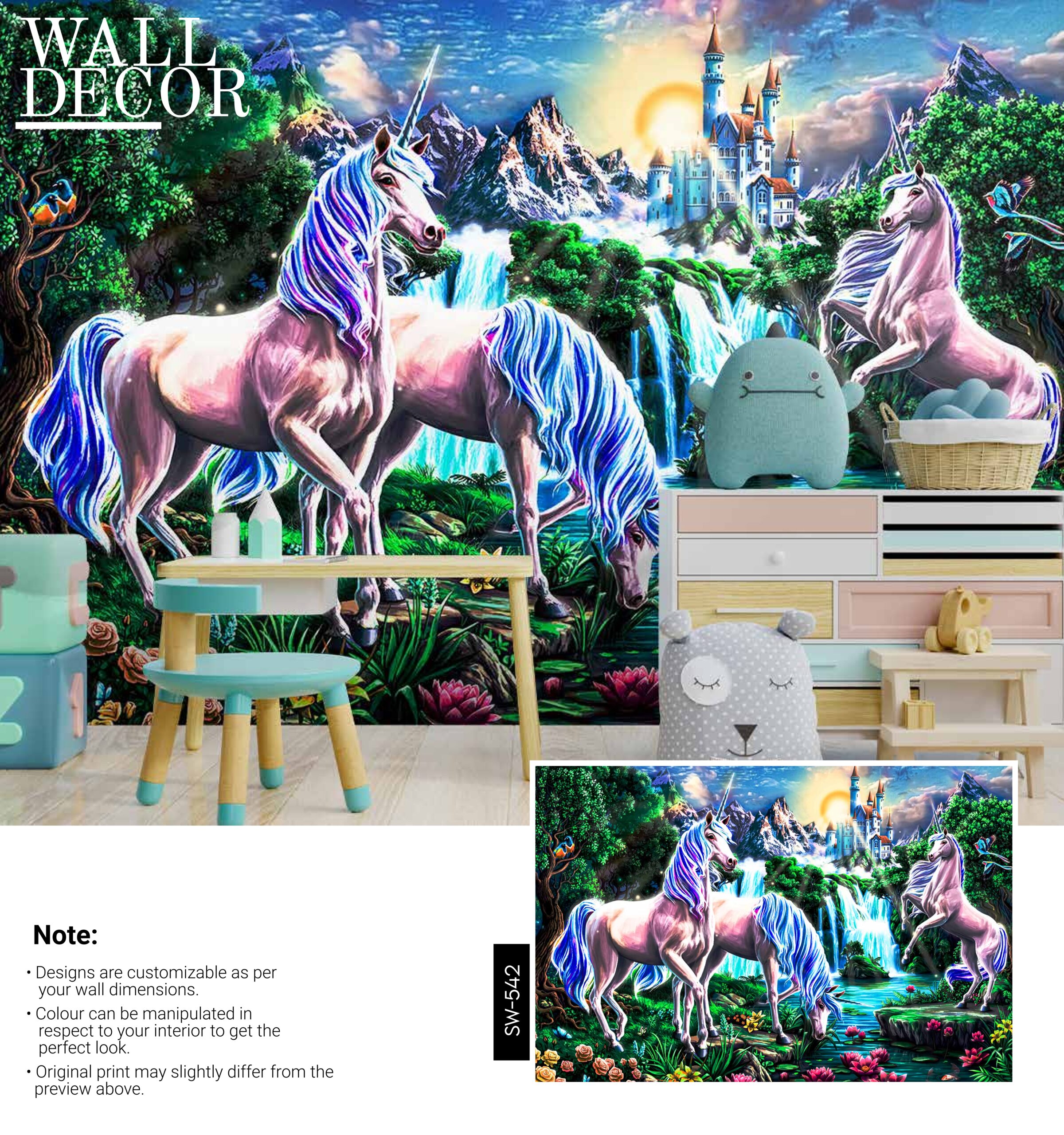 Kids Canvas Murals (Original Canvas Material)