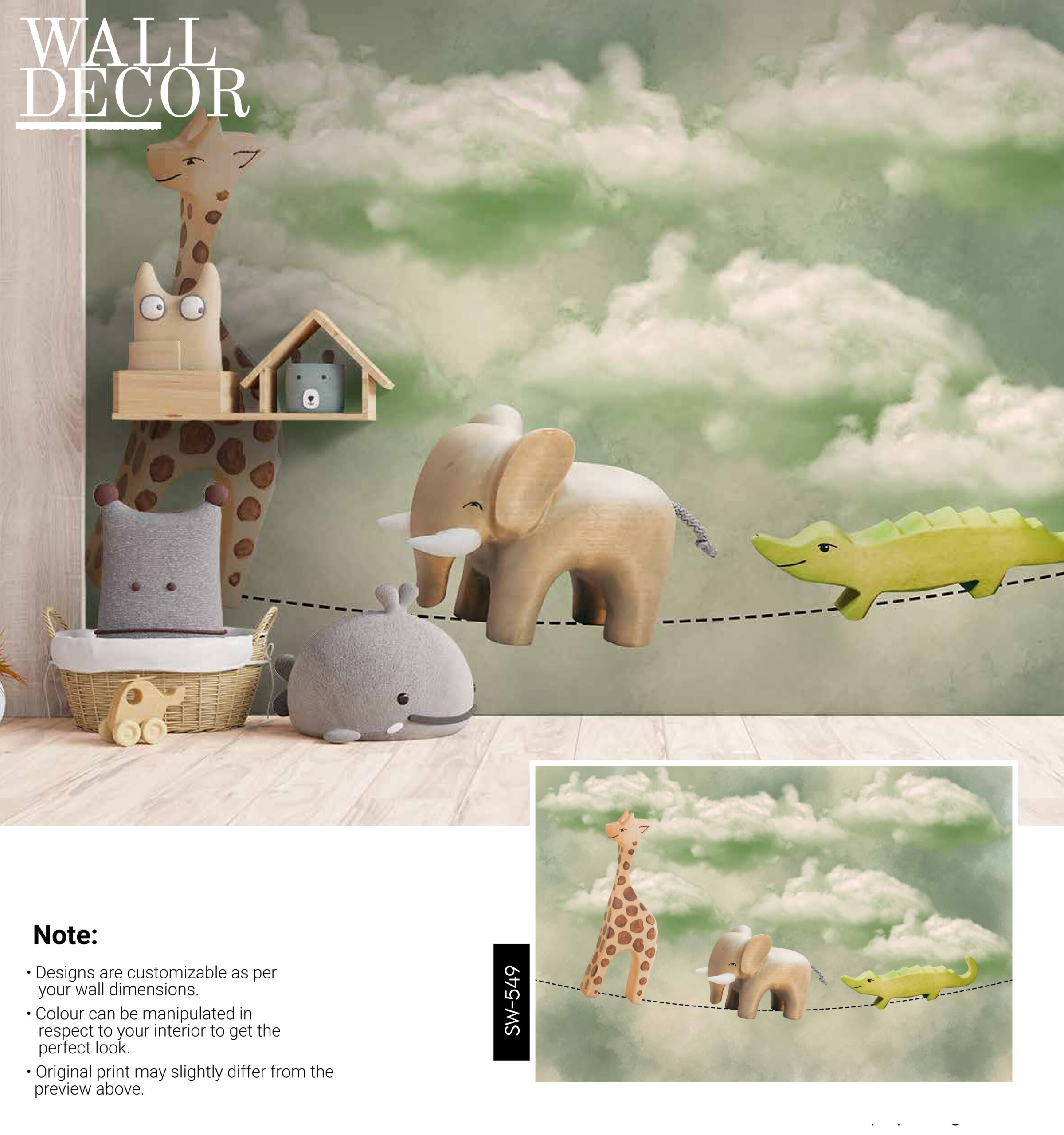 Kids Canvas Murals (Original Canvas Material)