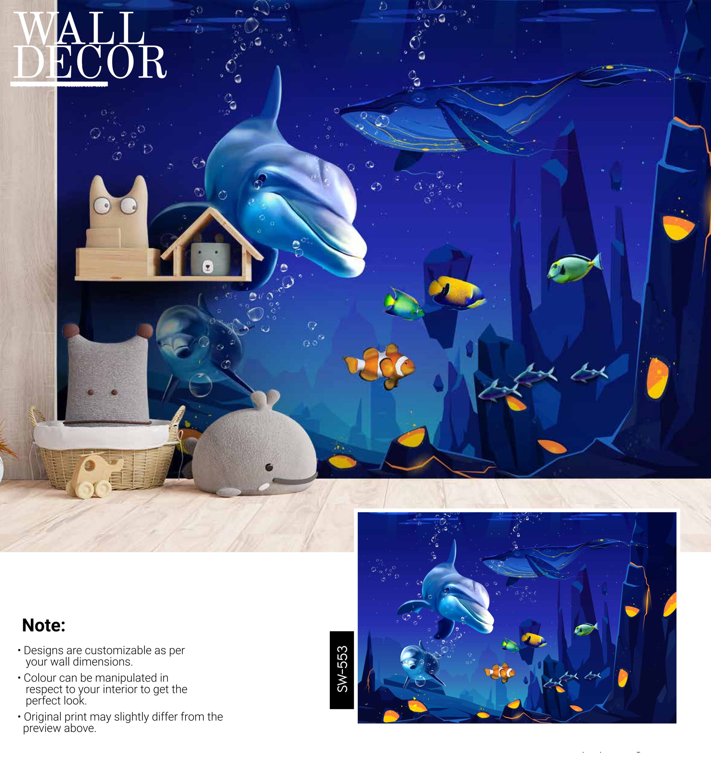 Kids Canvas Murals (Original Canvas Material)