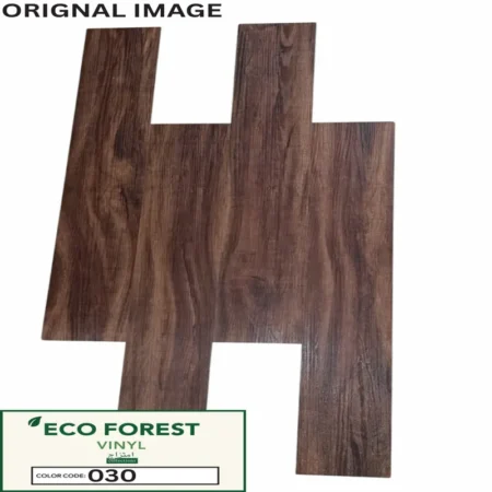Deep Espresso Wood Grain Luxury Vinyl Flooring Planks | 030