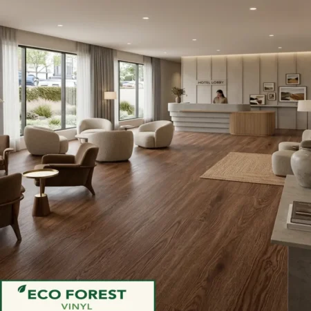 Warm Teak Mahogany Luxury Vinyl Flooring Planks | 1010