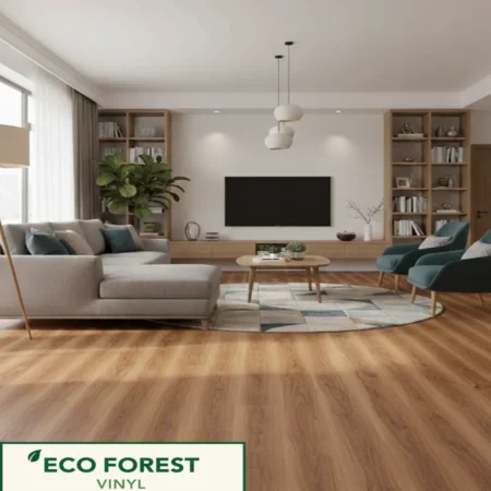 Warm Honey Teak Luxury Vinyl Flooring Planks | 1025