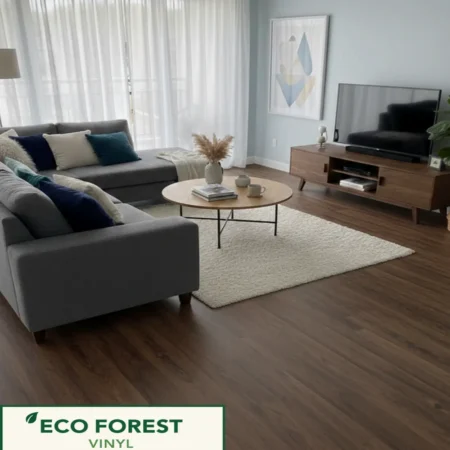 Dark Roasted Walnut Luxury Vinyl Flooring Planks | 1058