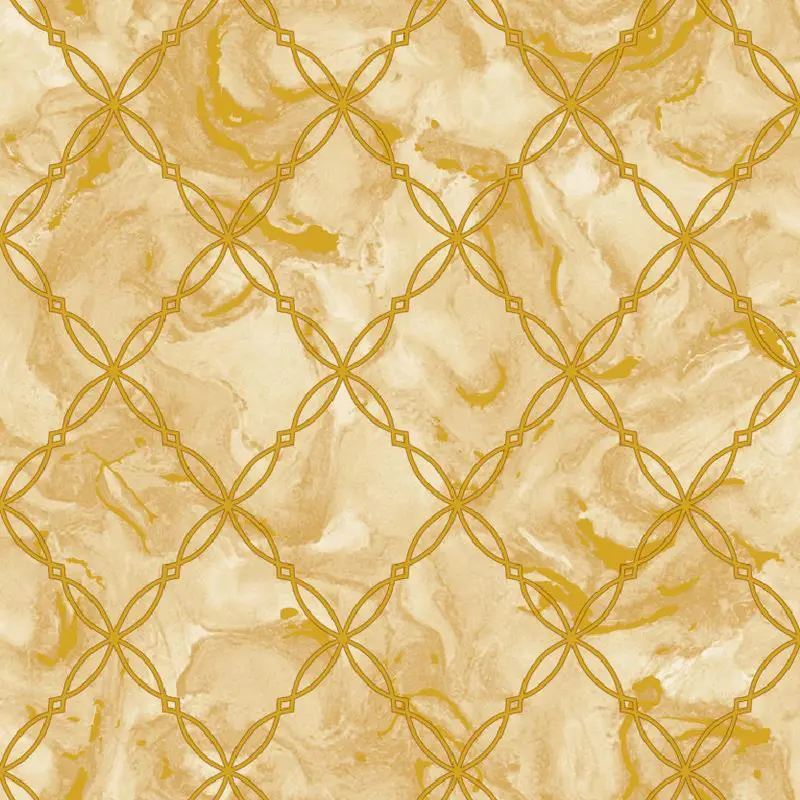 Tan Geometric Lattice Marble Wallpaper - BA91503