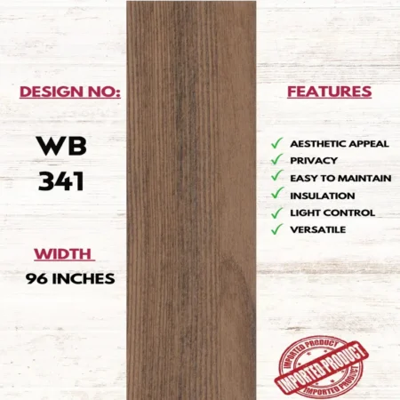 Custom Wooden Venetian Blinds – Warm Golden Walnut (WB 341)