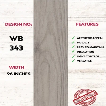 Custom Wooden Venetian Blinds – Nordic Muted Grey (WB 343)