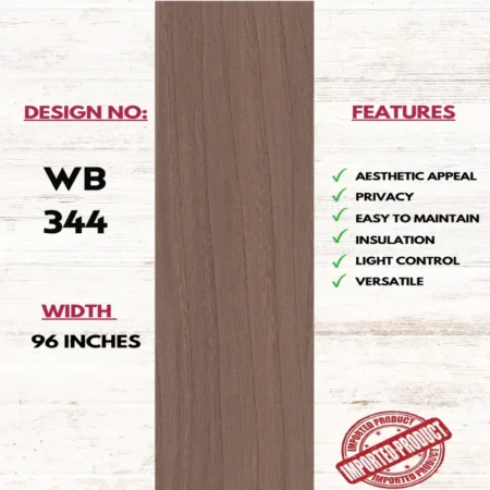 Custom Wooden Venetian Blinds – Rosewood Mahogany (WB 344)